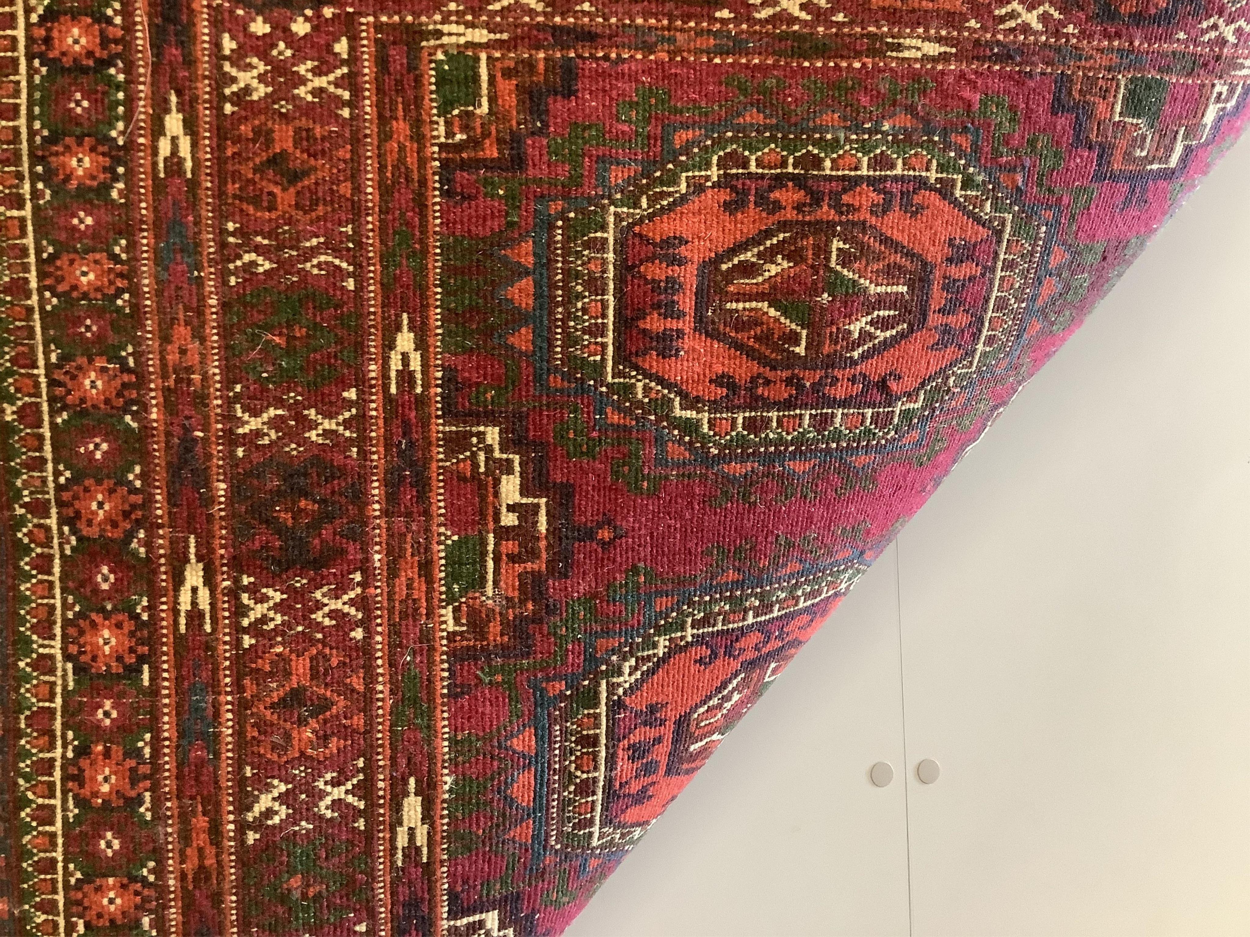 A pair of Tekke rugs and anoth Tekke rug